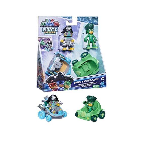 Hasbro Παιχνίδι Μινιατούρα PJ Masks Battle Racers Gekko vs Pirate Robot F4586 - Image 2