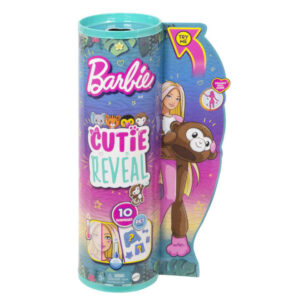 Mattel Κούκλα Barbie Cutie Reveal Μαϊμουδάκι HKR01