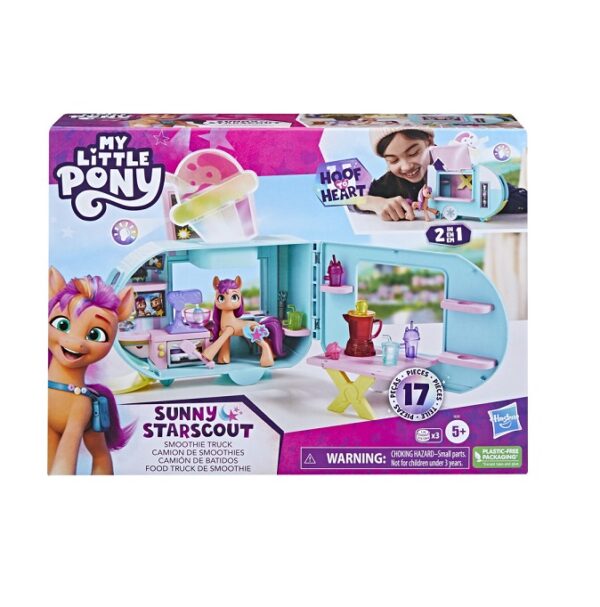 Hasbro Παιχνίδι Μινιατούρα My Little Pony Sunny Starscout - Smoothie Truck  F6339