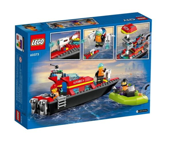 Lego City Fire Rescue Boat 60373 - Image 2