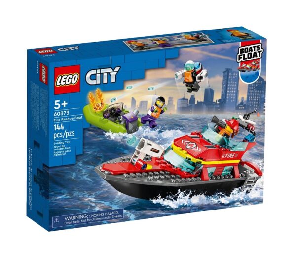 Lego City Fire Rescue Boat 60373