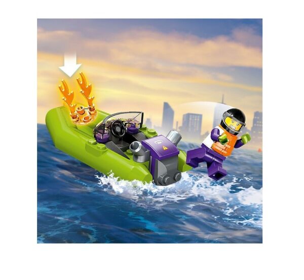 Lego City Fire Rescue Boat 60373 - Image 6