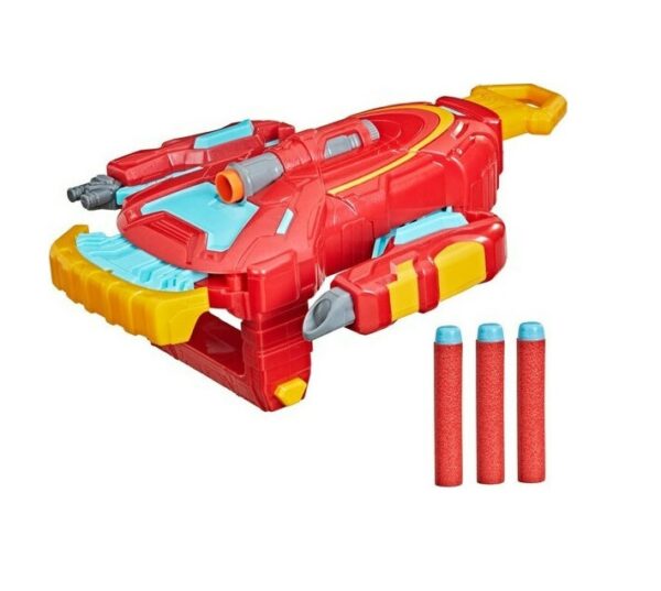 Hasbro Marvel Avengers Mech Strike Role Play Iron Man Strikeshot Gauntlet F0266 - Image 3