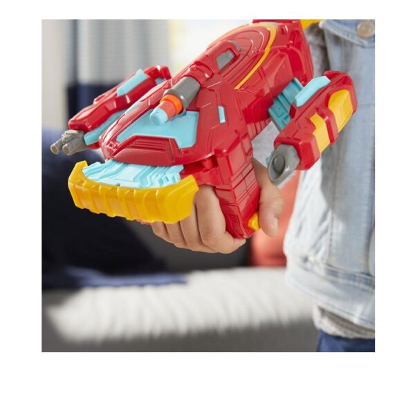 Hasbro Marvel Avengers Mech Strike Role Play Iron Man Strikeshot Gauntlet F0266 - Image 2