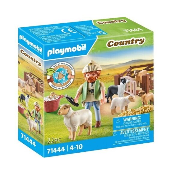 Playmobil Country Βοσκός Με Προβατάκια 71444