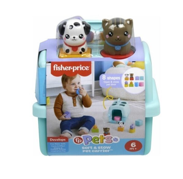 Fisher-price Βαλιτσάκι Μεταφοράς Ζωάκια Σχήματα Εκπαιδευτικό Παιχνίδι HTW93