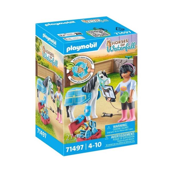 Playmobil Horses Of Waterfall Ιππίατρος Και Άλογο 71497