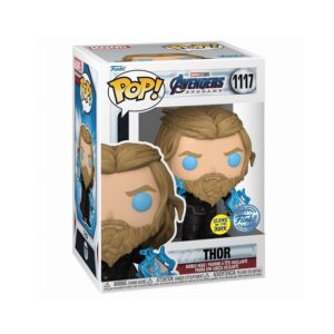 Funko Pop! Marvel: Avengers Endgame - Thor with Thunder 1117 Glows in the Dark Special Edition (Exclusive)