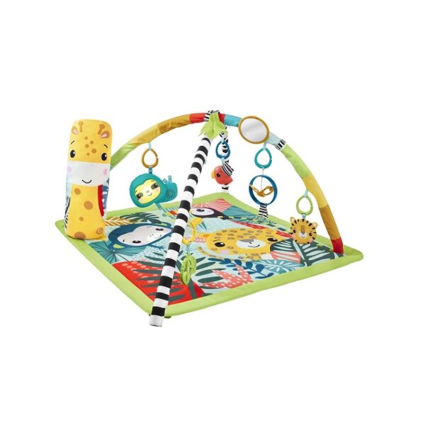 Fisher Price Γυμναστήριο Δραστηριοτήτων Rainforest με Μουσική για Νεογέννητα HJW08 - Image 2