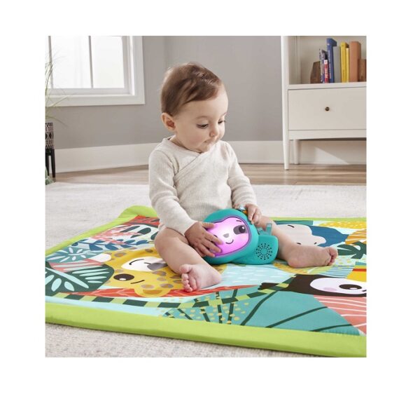 Fisher Price Γυμναστήριο Δραστηριοτήτων Rainforest με Μουσική για Νεογέννητα HJW08 - Image 3