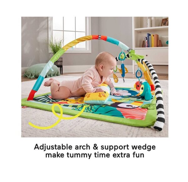 Fisher Price Γυμναστήριο Δραστηριοτήτων Rainforest με Μουσική για Νεογέννητα HJW08 - Image 5