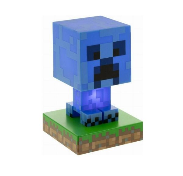 Paladone Παιδικό Διακοσμητικό Φωτιστικό Minecraft Creeper Μπλε 11εκ.  PP8004MCF - Image 2